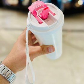 تصویر تراول ماگ دو حالته مدل اچ اس HS two-mode Travel mug