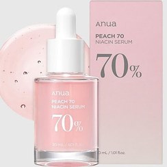 تصویر سرم روشن کننده نیاسینامید آنوا حاوی عصاره هلو Anua Peach 70% Niacin Serum 30ml