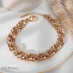 تصویر دستبند بافت طرح طلا ژوپینگ 