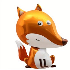 تصویر بادکنک فویلی طرح روباه کد ۱۰۳۲ 