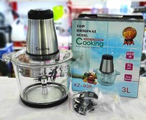 تصویر خردکن کوکینگ کاسه شیشه ای ۳لیتری XZ-938