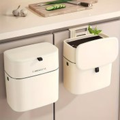 تصویر سطل زباله کابینتی GARBAGECAN ظرفیت ۸ لیتر با درب جک‌دار 