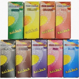 تصویر رنگ قطره ای خوراکی 