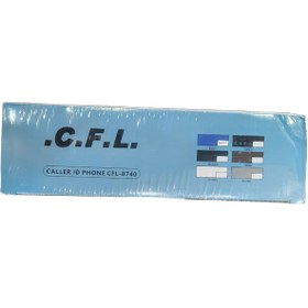 تصویر تلفن رومیزی دو خط سی اف ال CFL 8740 C.F.L.8740 telephone