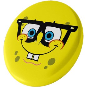 تصویر پیکسل سنجاقی باب اسفنجی عینکی Spectacled Sponge Bob Design Pixel Pin