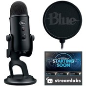 تصویر باندل میکروفون Blue Yeti Blackout Edition GAME STREAMING KIT Blue Yeti – Blackout Edition