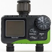 تصویر تایمر آبیاری خانگی دو خروجی رین پوینت | Rainpoint 