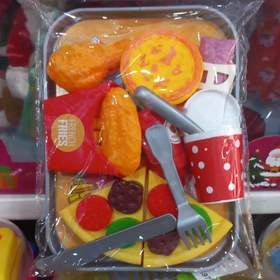 تصویر پیتزا برشی 