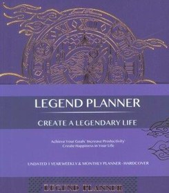 تصویر دفتر برنامه ریزی (پلنر لجند LEGEND PLANNER،بنفش) 