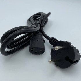 تصویر کابل برق پاور دی-نت مدل 10 آمپر 2x0.75 تمام مس D-NET طول 1.5 متر D-NET COMPUTER POWER CABLE 2x0.75