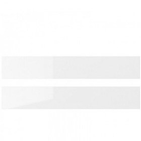 تصویر درب کشو کابینت هایگلاس ایکیا مدل RINGHULT اندازه 10×60 سانتیمتر رنگ سفید بسته 2 عددی 