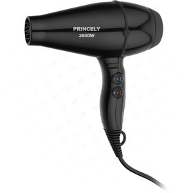 تصویر سشوار 2650 وات پرنسلی مدل 200 ا Princely Hair Dryer PR200AT سشوار مشکی