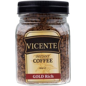 تصویر قهوه فوری گلد ریچ 100 گرمی ویسنت Gold Rich Instant Coffee VICENTE 