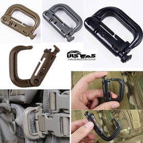 تصویر کارابین تاکتیکال کد 001 carabiner