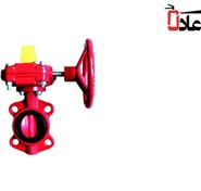 تصویر شیر پروانه ای آتش نشانی ابتدای خط سایز 4 اینچ Weflo Weflo Butterfly Zone Control Valve