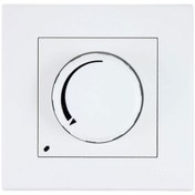 تصویر کلید دیمر سفید پارت الکتریک مدل تابش ۵۱۸۷ 