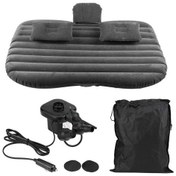 تصویر تشک بادی داخل ماشین ال 90 اورجینال با پمپ باد برقی و بالش بالاترین کیفیت TDM-3016