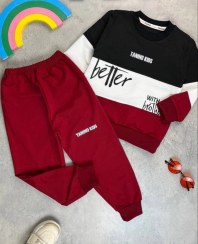 تصویر ست پوشاک پسرانه طرح Better سایز ۶ تا ۹ سال 