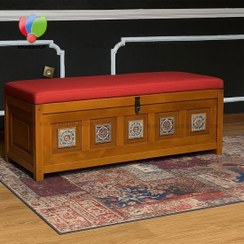 تصویر صندوقچه چوبی مدل فرمند 