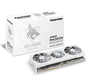 تصویر کارت گرافیک استوک پاورکالر RX 6700XT ظرفیت 12 گیگابایت 