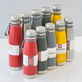 تصویر بطری دمنوش دو جداره (سردو گرم) vacuum bottle 304