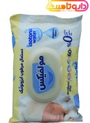 تصویر دستمال مرطوب ایزوتونیک نوزادان مولفیکس 60 عددی Newborn Isotonic Water Wet Wipe