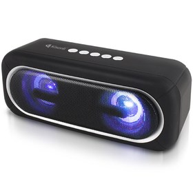 تصویر اسپیکر بلوتوثی قابل حمل هیسکا مدل B92 Hiska B92 Multimedia Boombox Speaker