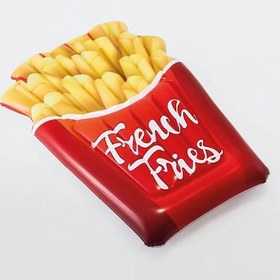 تصویر تشک بادی روی آب طرح French Fries ا کد intex 58775 کد intex 58775