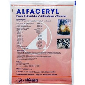 تصویر پودر مکمل آلفاسریل هلندی ۱۰۰ گرمی مخصوص پرندگان 