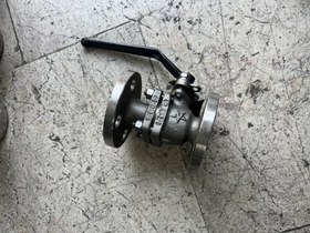 تصویر شیر توپی 3/4 اینچ سه تیکه کلاس 150 STEM CF8 SEAT CF8 BALL CF8 BODY CF8 فابریک BALL VALVE 3/4" #150 BODY CF8 BALL CF8 SEAT CF8 STEM CF8