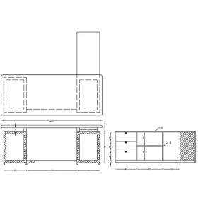 تصویر میز مدیریت 200 نگار TM156 