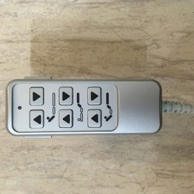 تصویر ریموت کنترل دو کاناله تخت بیمار ستانی مدل A 