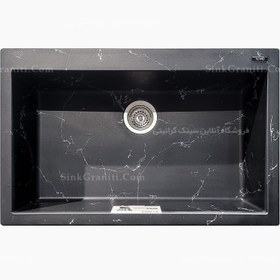 تصویر سینک گرانتی smg تک لگن - مشکی 