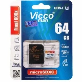 تصویر کارت حافظه 64 گیگابایت viccoman 