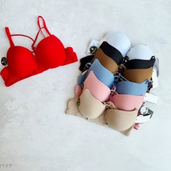 تصویر سوتین زنانه ابری فنردار بدون جک کاپ B 