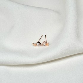 تصویر گوشواره نگین و پروانه ژوپینگ 