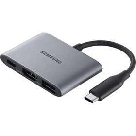 تصویر تبدیل USB-C به USB و HDMI سامسونگ USB-C to USB-C to USB3.1and HDMI Multiport Adapter Multiport Adapter USB-C to USB3.1and HDMI 4K EE-P3200