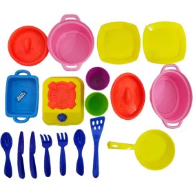 تصویر ست اسباب بازی لوازم آشپزخانه کریستال Crystal kitchen toy set