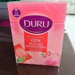 تصویر صابون دورو فرش سنسیشن قرمز duru fresh sensations بسته 4 عددی duru fresh sensations floral lifusion soap pack of 4