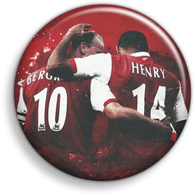 تصویر پیکسل ابیگل طرح تیری هانری و برکمپ آرسنال کد arsenal 006 