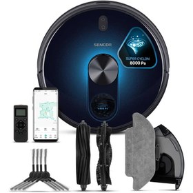 تصویر جاروبرقی رباتیک سنکور مدل SRV9550BK sencor SRV9550BK robot vacuum