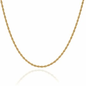 تصویر زنجیر طلا مدل طنابی 