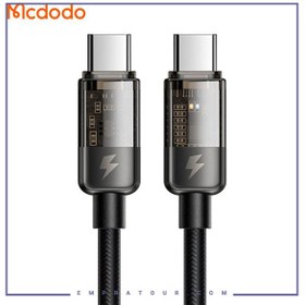 تصویر کابل USB-C مک دودو مدلCA-2840 طول 1.2متر McDodo USB-C cable model CA-2840 length 1.2 meters