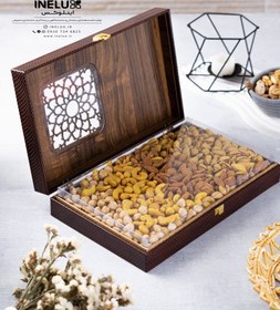 تصویر باکس چرمی زرچین Zarchin nuts box