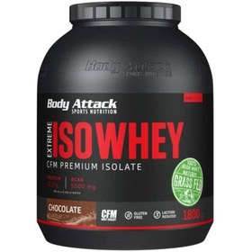 تصویر اکستریم وی ایزوله بادی اتک 1.8 کیلو Body Attack Extreme ISO Whey 