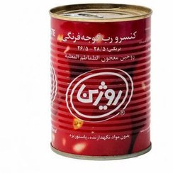 تصویر کنسرو رب گوجه فرنگی روژین 400 گرمی Rojin Tomato Paste Canned 400g