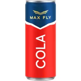 تصویر نوشیدنی انرژی زا مکس فلای Max Fly مدل Cola کولا 500 میل 