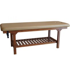 تصویر تخت ماساژ چوبی پایه ثابت 