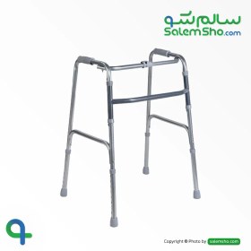 تصویر واکر تاشو مدرج ساده (قابل تنظیم) - سالم لاین Simple graduated folding walker