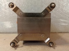 تصویر هیت سینک خنک کننده سی پی یو CPU گازی HP EAXEC01NG1CG5Y با دو لوله مسی گازی پاچه پیچی کارکرده 